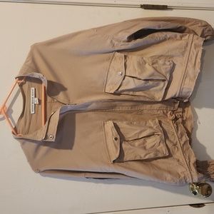 Khaki lightweight jacket